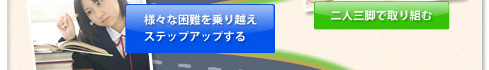 様々な困難を乗り越えステップアップする